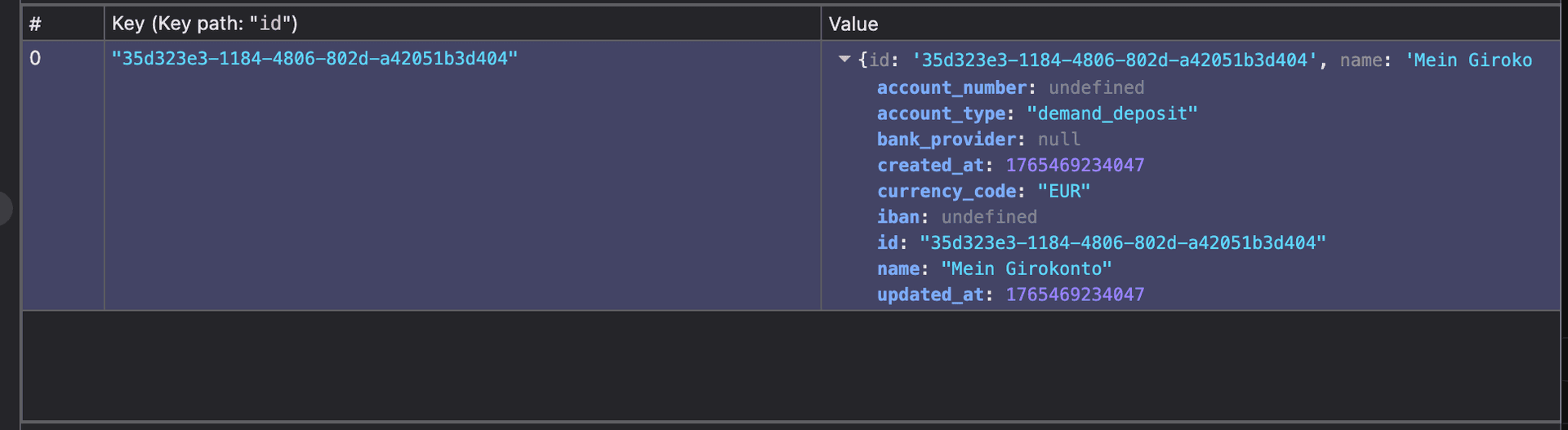 Finance Tracker IndexedDB Persistence